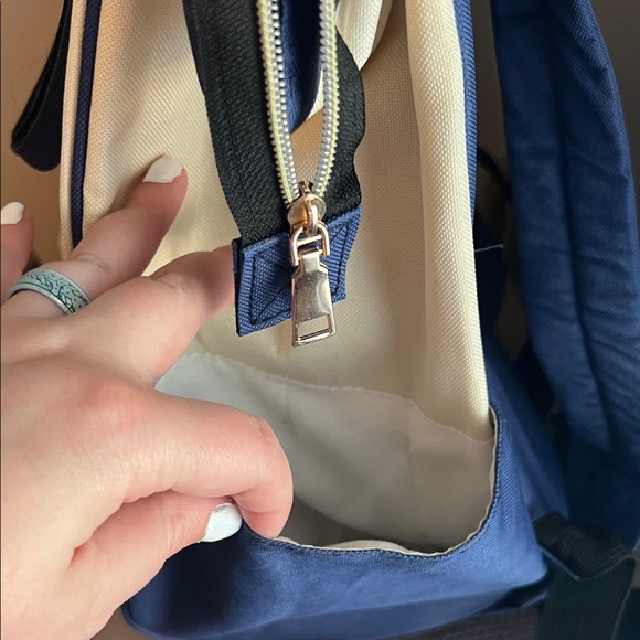 Stylish Red and Blue Women’s Backpack - Picture 7 of 9